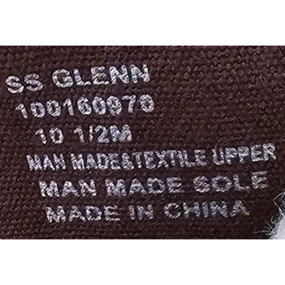 Sun + Stone Glenn Brown Faux Leather Sherpa Trim Memory Foam Boots Mens 10.5M - Picture 9 of 10